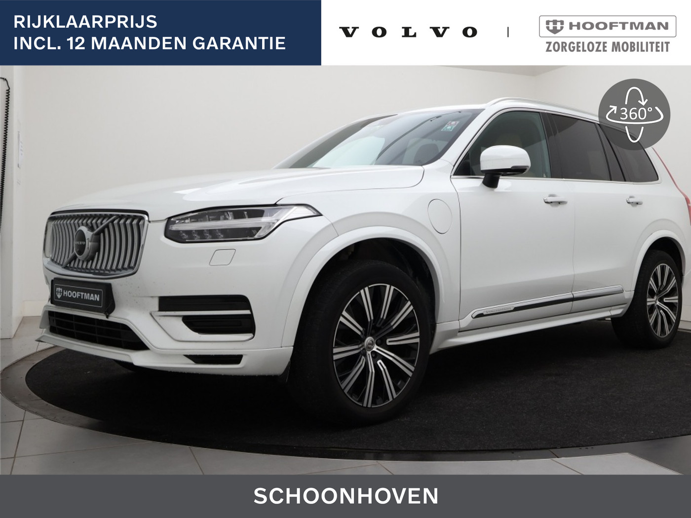 Volvo Xc90 T8 Twin Engine T8 PLUG-IN HYBRID INSCRIPTION SCHUIFDAK LEDER 360GR CAM HARMAN K 2020 - voorkant