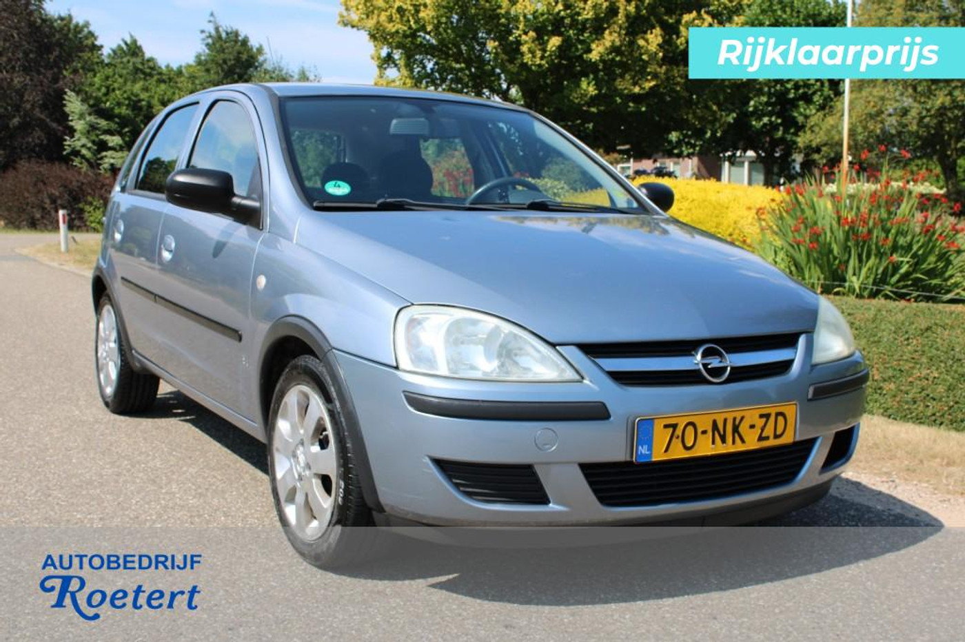 Opel Corsa-c 1.2-16V Enjoy 75pk. 5-drs Airco/Radio/CD/APK/Lichtmet.velgen 2003 - voorkant