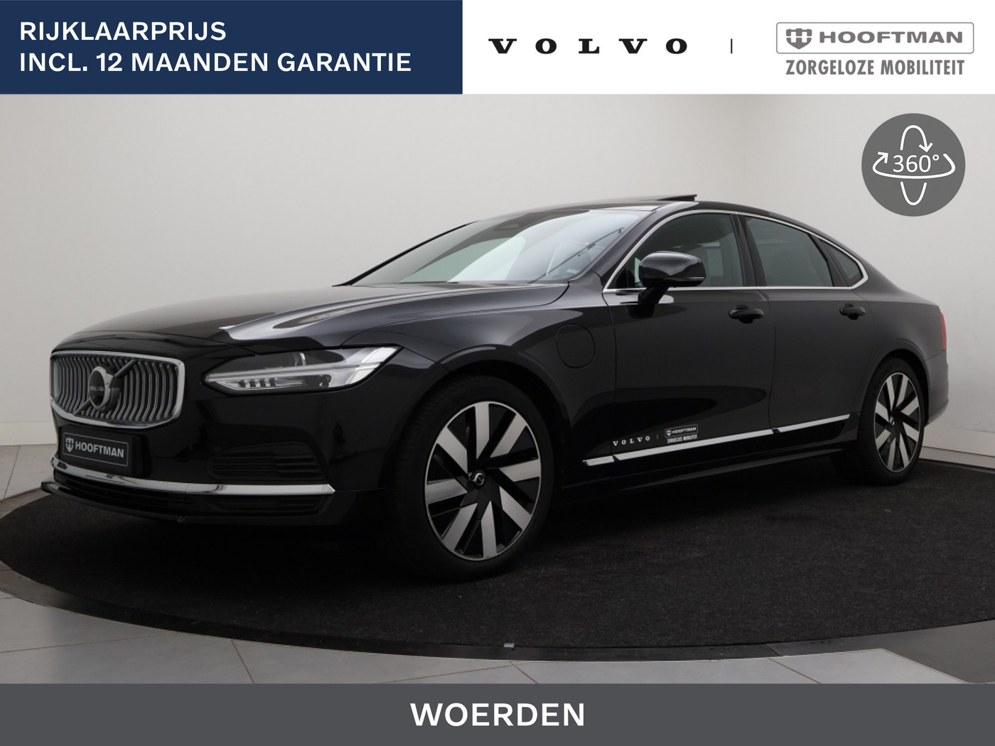 Volvo S90 T8 PLUG-IN HYBRID LONG RANGE PLUS BRIGHT 360GR CAM ACC BLIS SCHU 2024 - voorkant