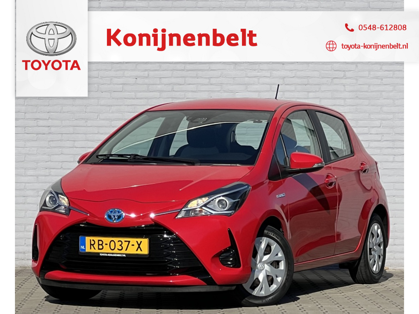 Toyota Toyota Yaris Hybrid 1.5 Hybrid Aspiration Automaat 5-deurs | NL auto 2017 - voorkant
