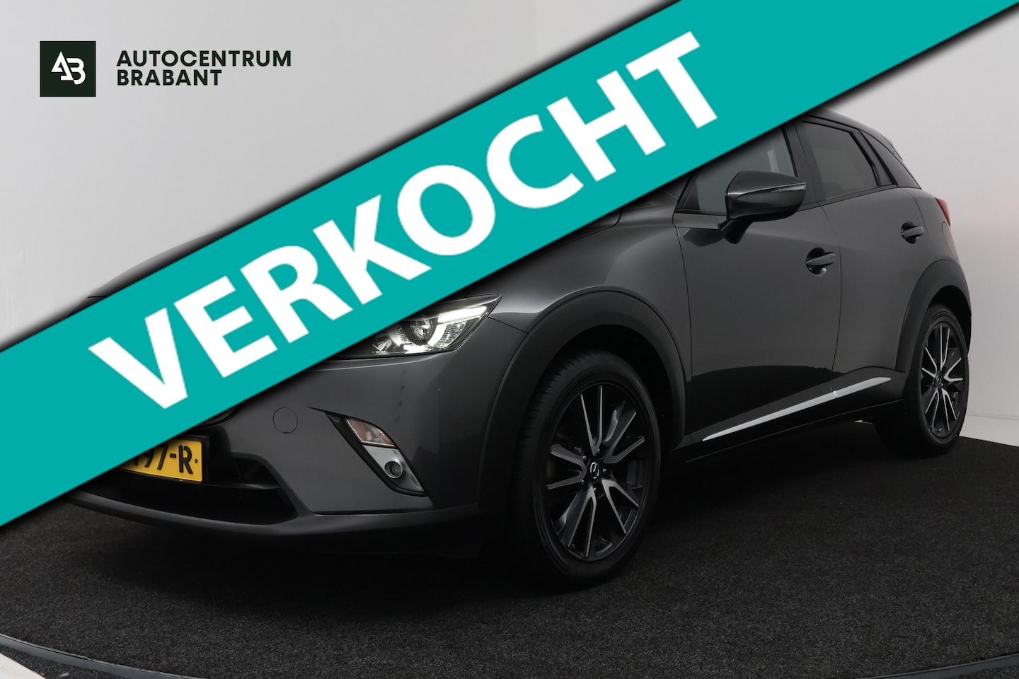 Mazda Mazda Cx-3 2.0 SkyActiv-G 120 GT-M (TREKHAAK, CAMERA, STOEL/STUURVERWARMING, NAVIGATIE, SENSOREN, TREKHAAK, CRUISE ADAPTIEF) 2018 - voorkant