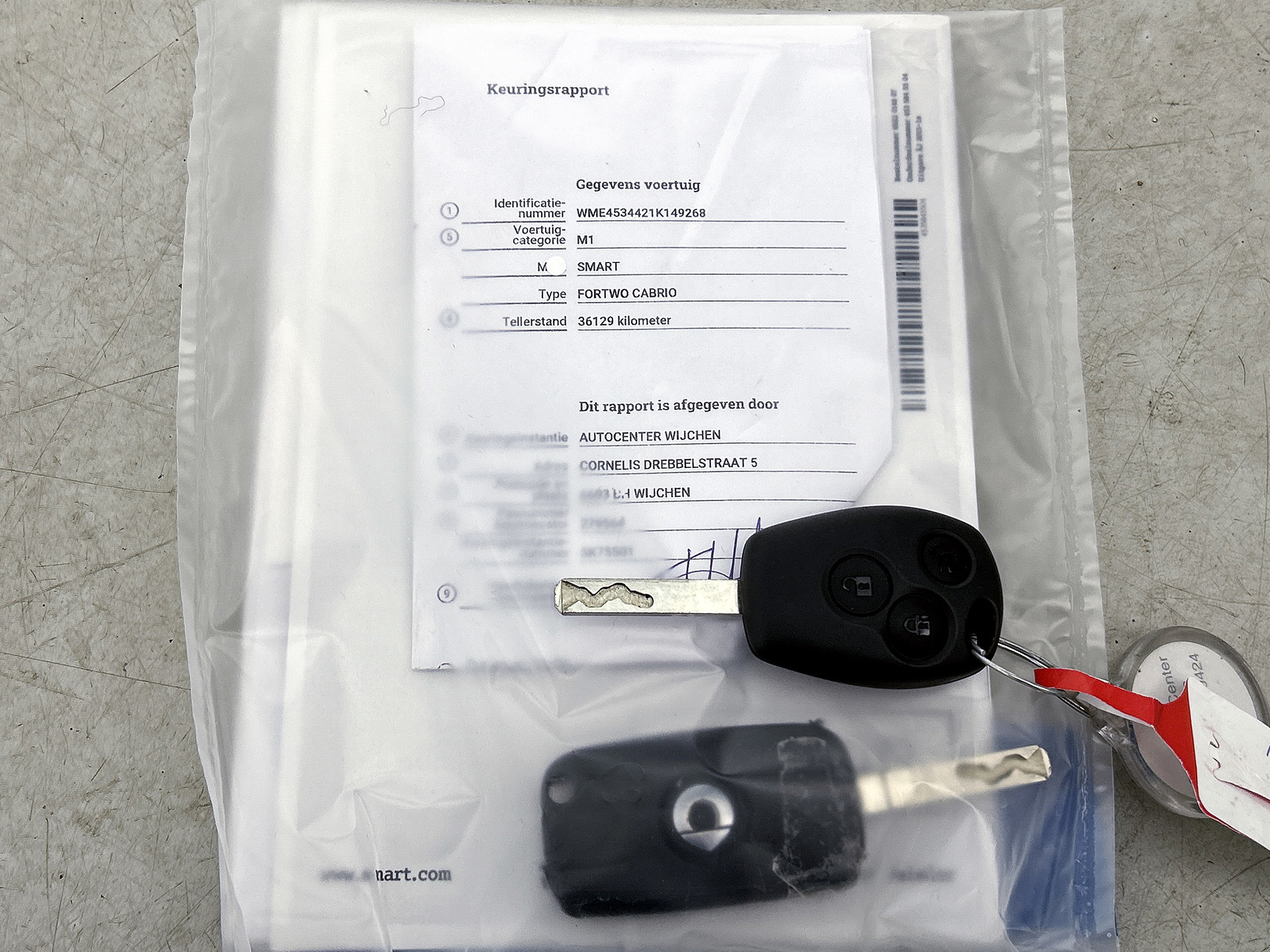 Foto van Smart Fortwo Cabrio