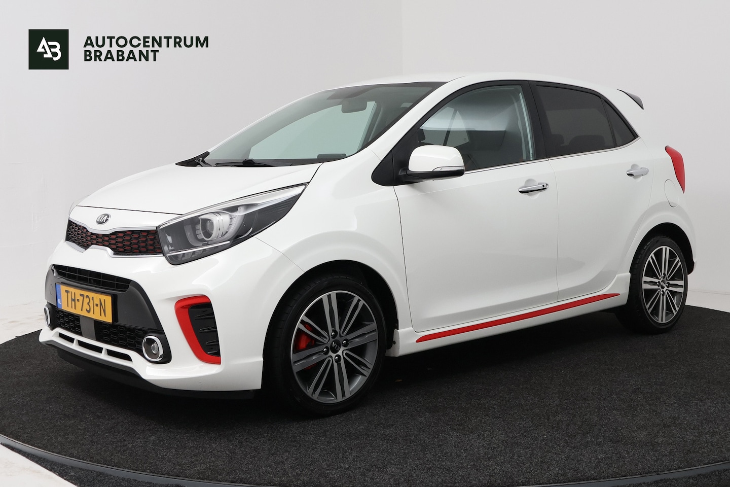 Kia Picanto 1.0 T-GDI GT-Line (STOEL/STUUR VERWARMING, NAVIGATIE, CAMERA, CRUISE CONTROL, PARKEERSENSOREN) 2018 - voorkant