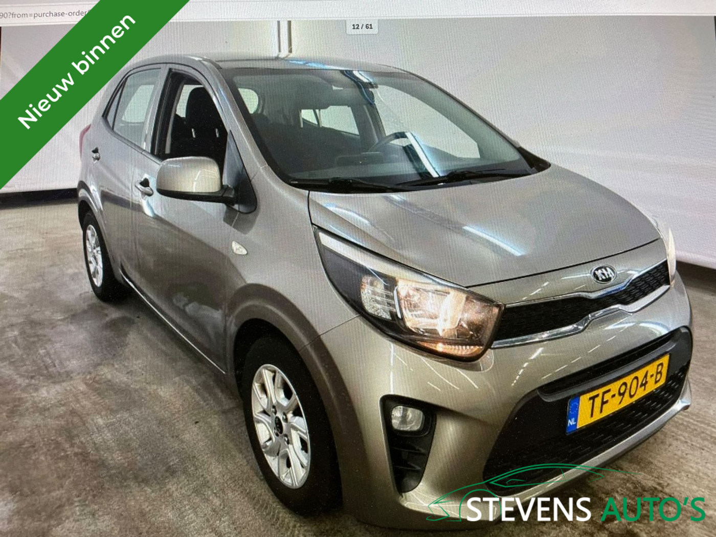 Kia Picanto 1.0 CVVT Co.Pl.L.Nav NAVIGATIE / CAMERA / AIRCO / LMV 2018 - voorkant