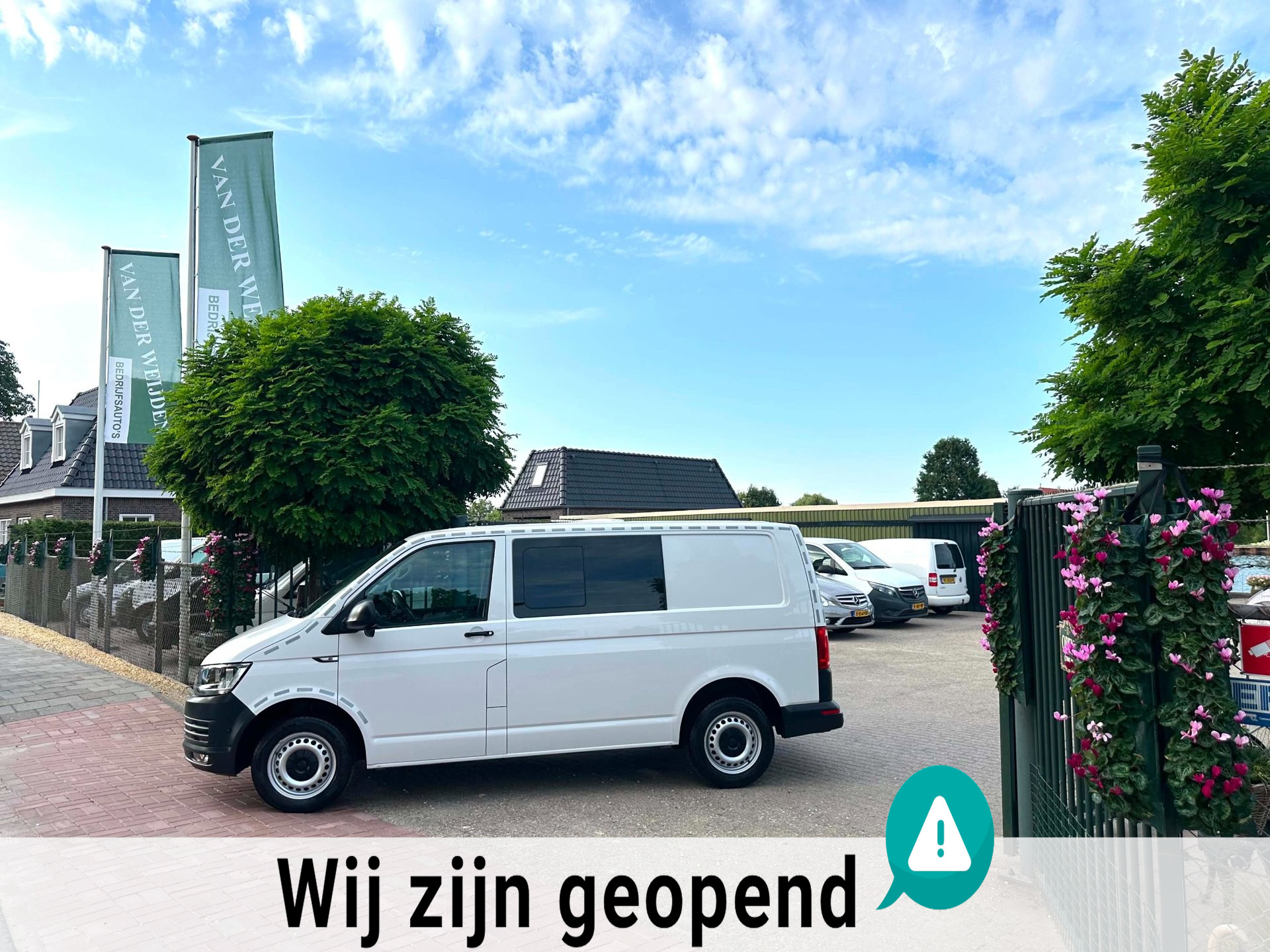 Volkswagen Transporter 2.0 TDI L1H1 AUTOMAAT 153.098 km.! 150 PK!!! EURO 6 2018 - voorkant