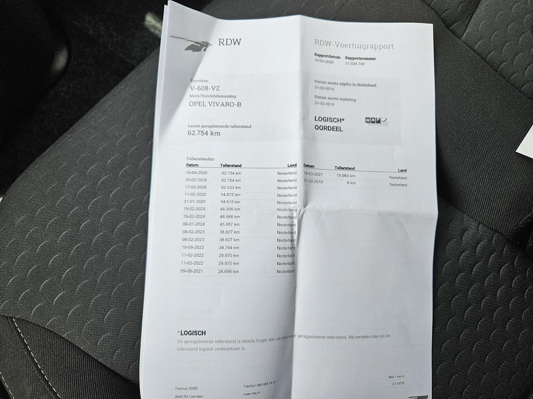 Foto van Opel Vivaro