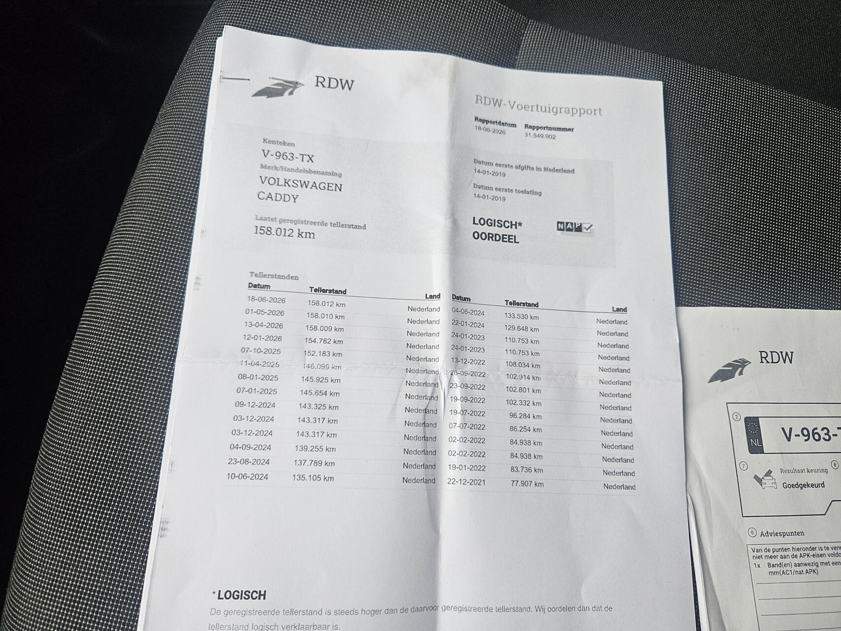 Foto van Volkswagen Caddy