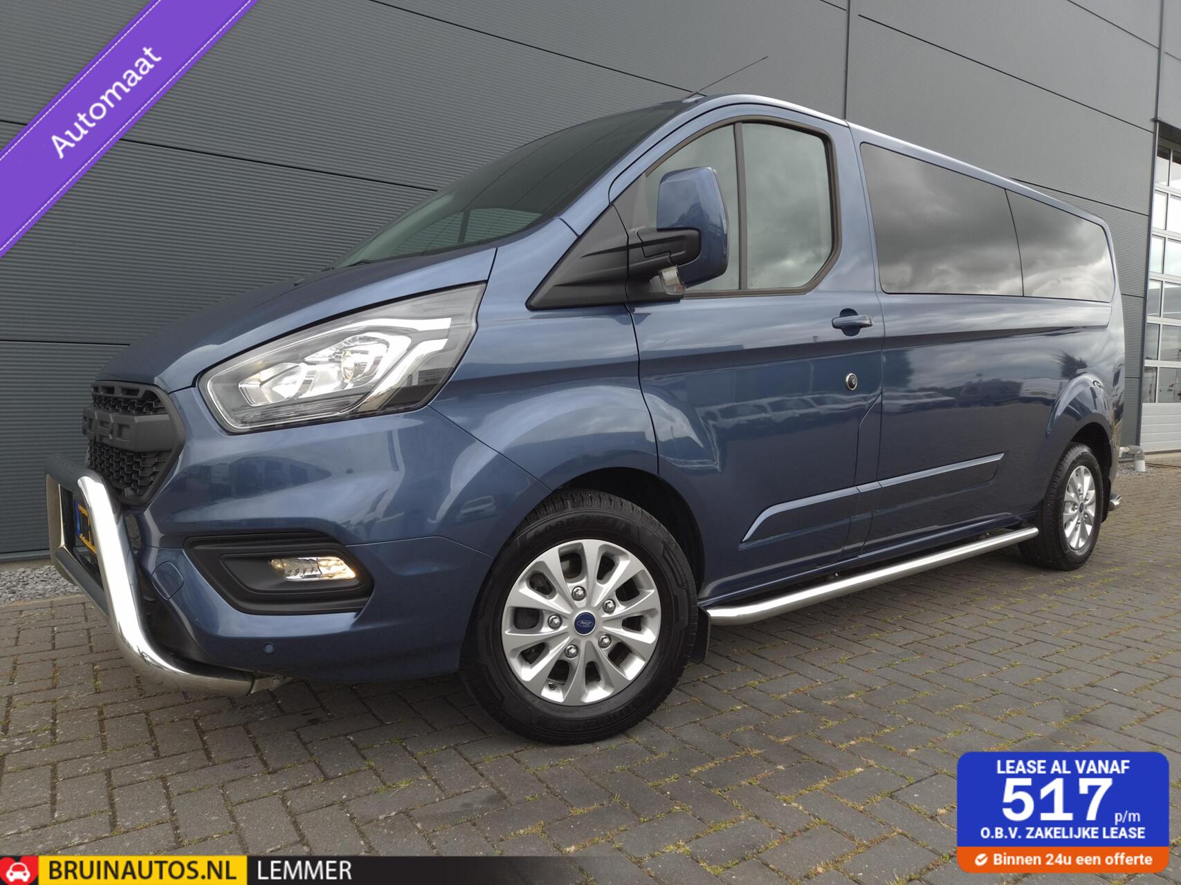 Ford Transit Custom 2.0 TDCI L1H1 DC 6-zits Airco 170pk 2023 - voorkant