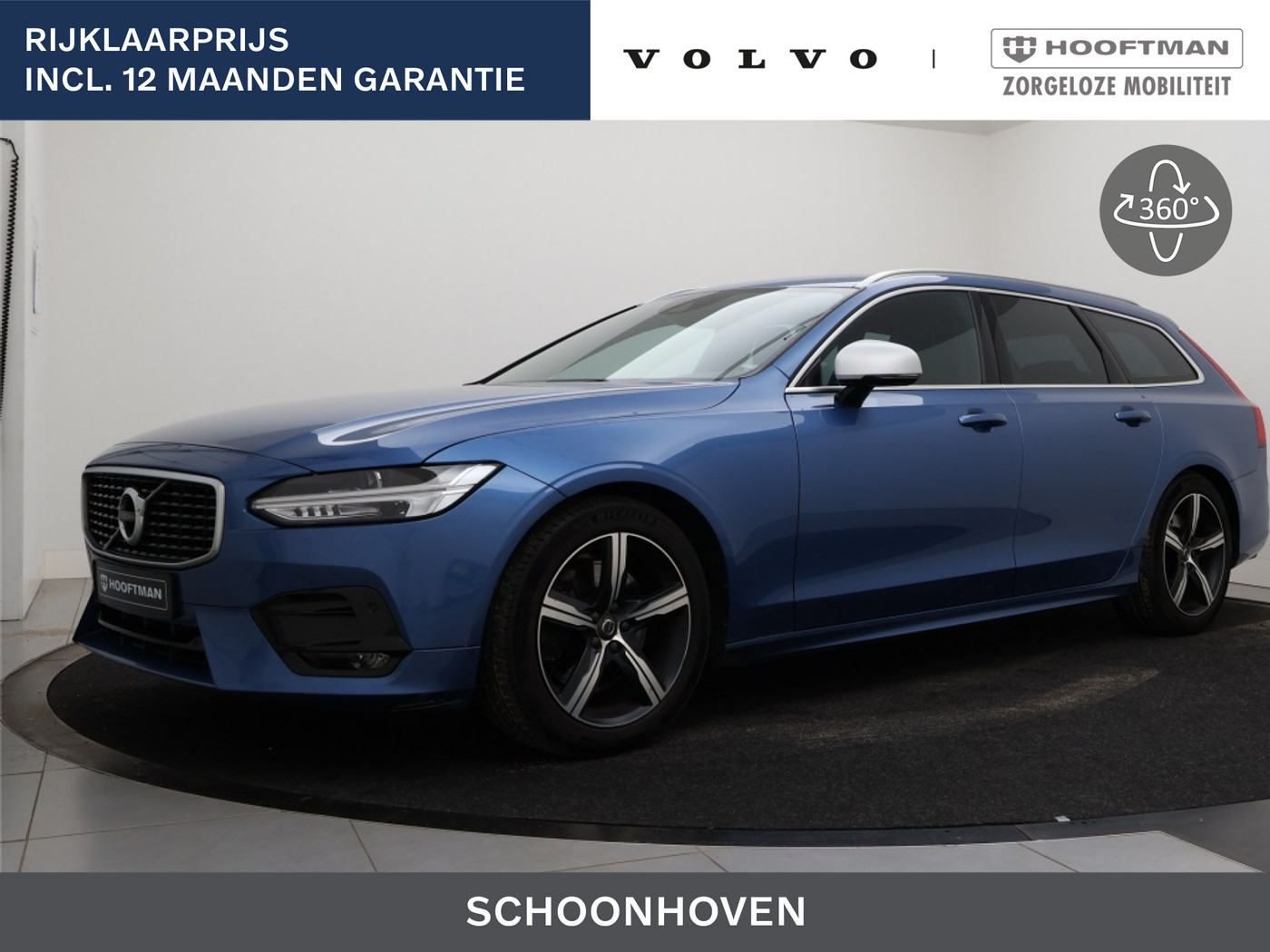 Volvo V90 T4 AUT(8) BUSINESS SPORT STOELVERWARMING HARMAN KARDON ACC BLIS 2019 - voorkant