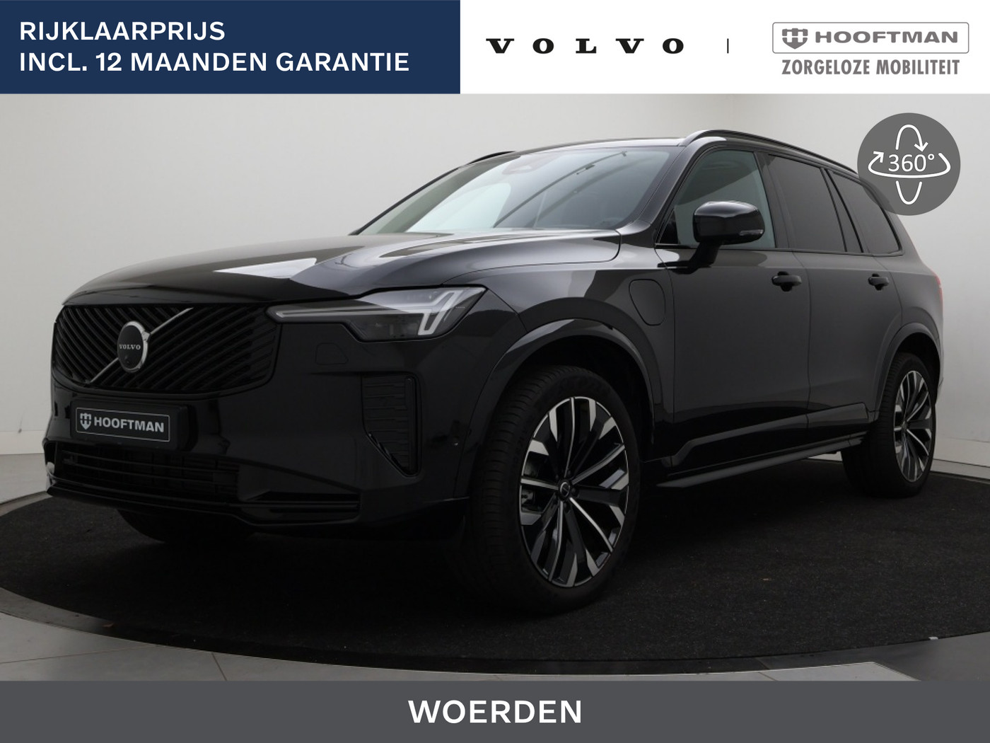 Volvo Xc90 T8 PLUG-IN HYBRID ULTRA DARK SCHUIFDAK LUCHTVERING BOWERS&WIL 2025 - voorkant