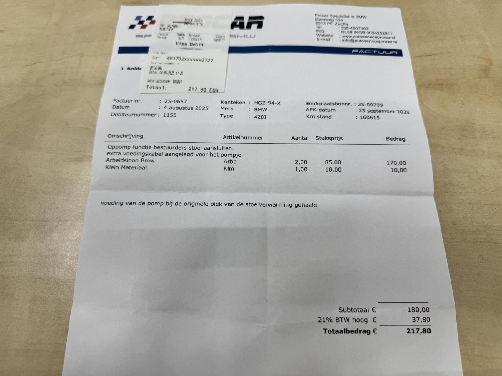 Foto van BMW 420i