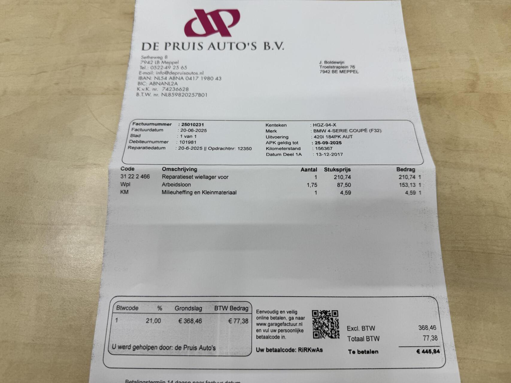 Foto van BMW 420i