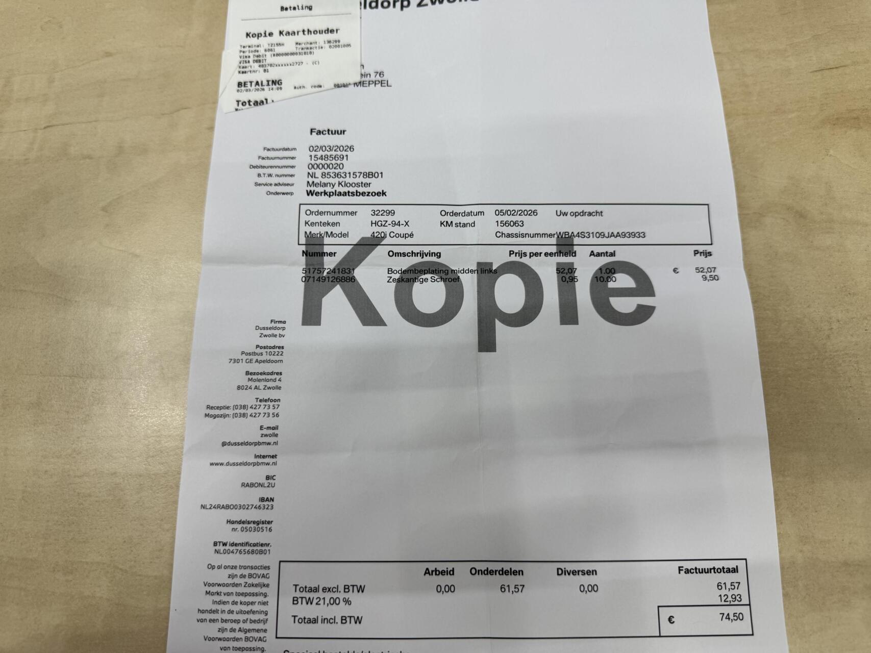 Foto van BMW 420i