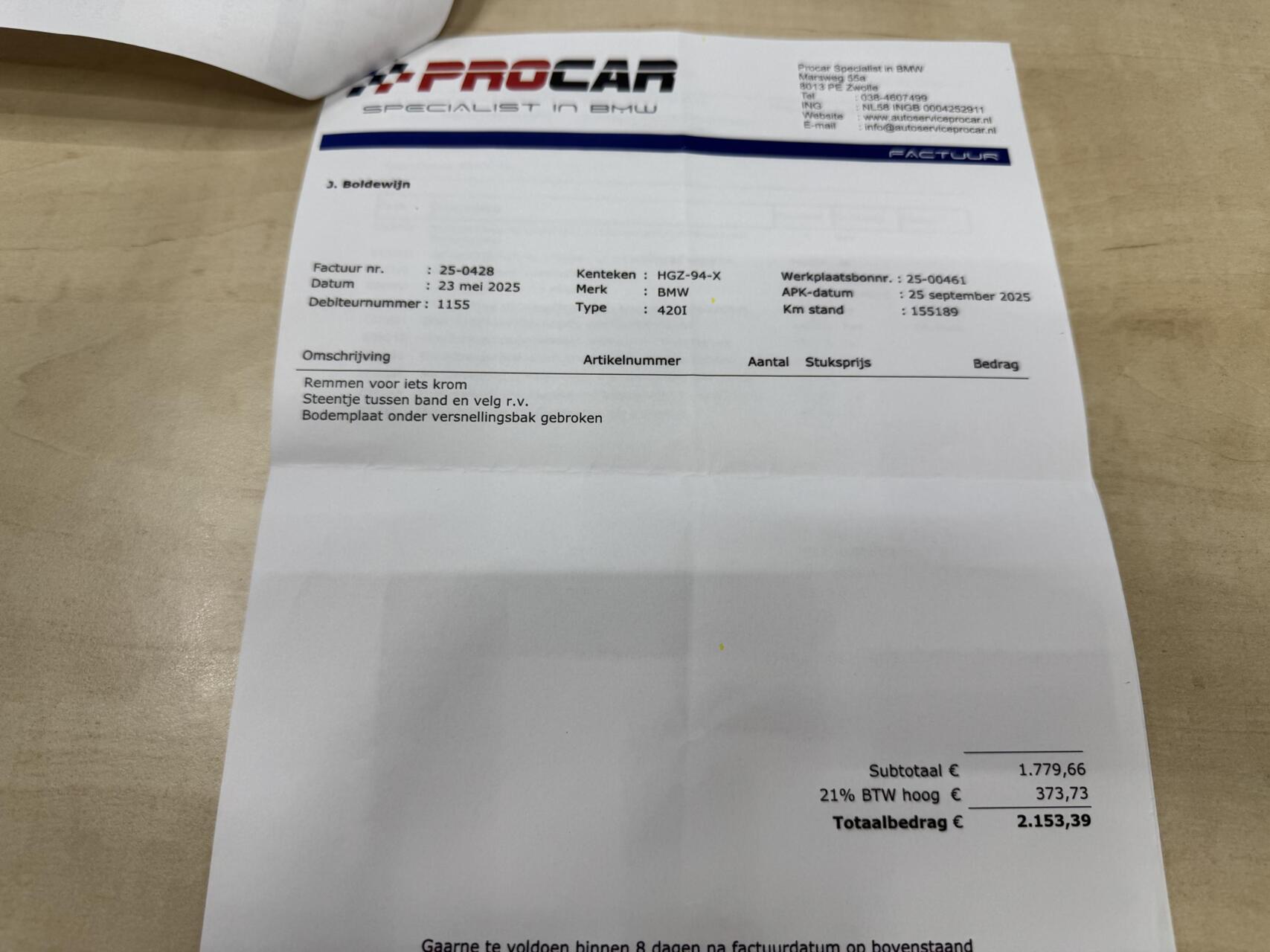 Foto van BMW 420i