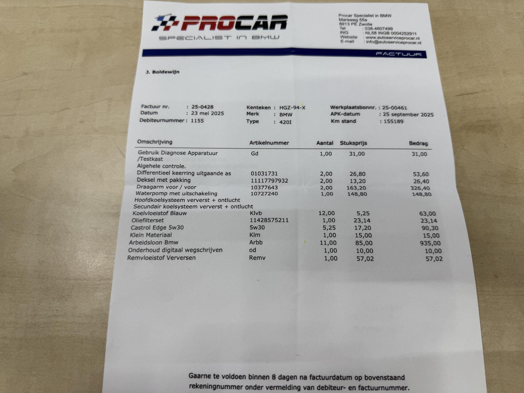 Foto van BMW 420i