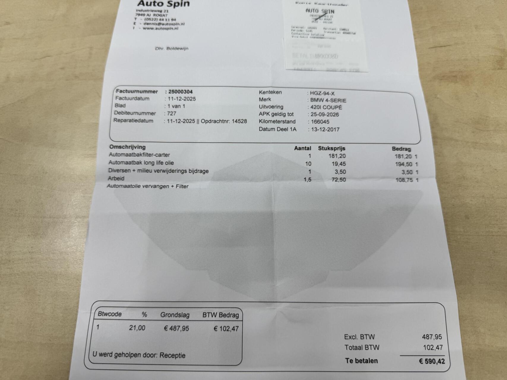 Foto van BMW 420i