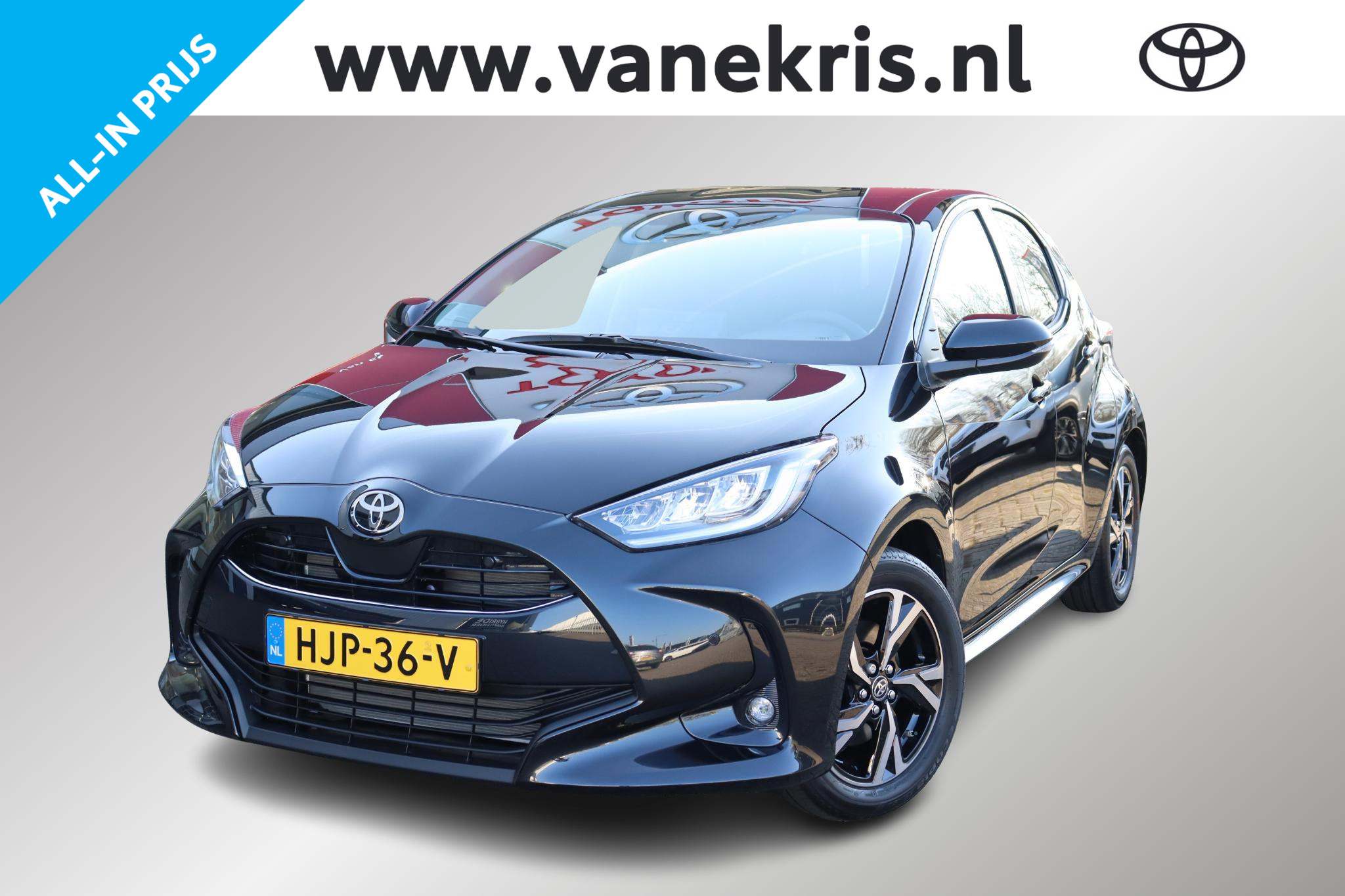 Toyota Yaris 1.5 Hybrid 115 Dynamic, Comfort Pack 2025 - voorkant