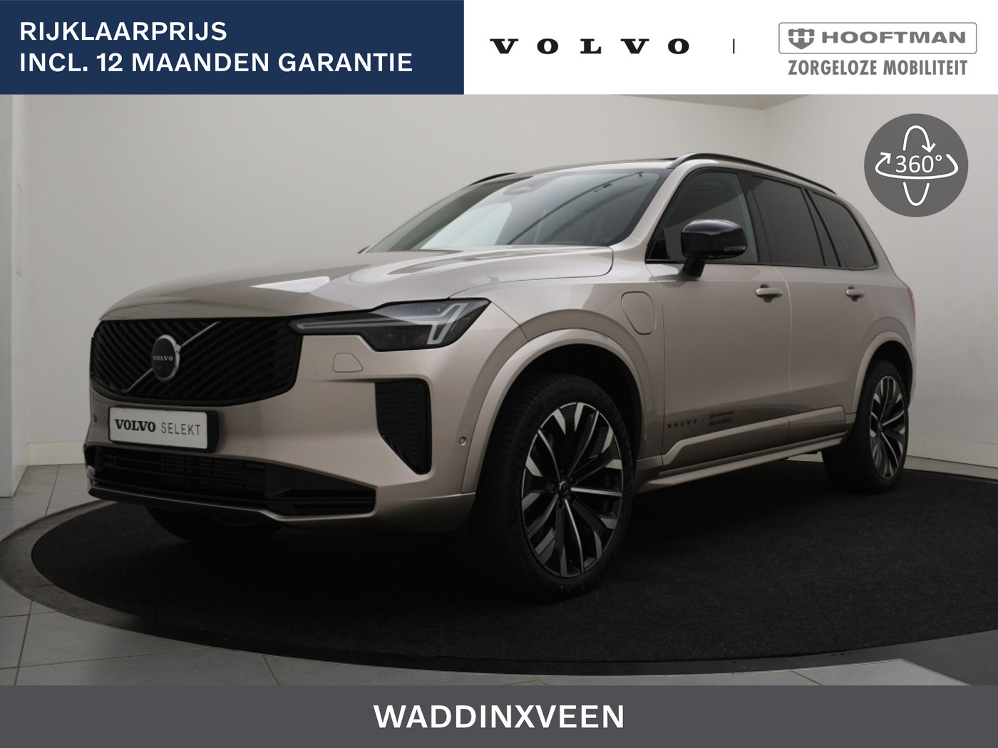 Volvo Xc90 T8 PLUG-IN HYBRID ULTRA DARK LUCHTVERING 21INCH HARMAN KARDON SC 2025 - voorkant