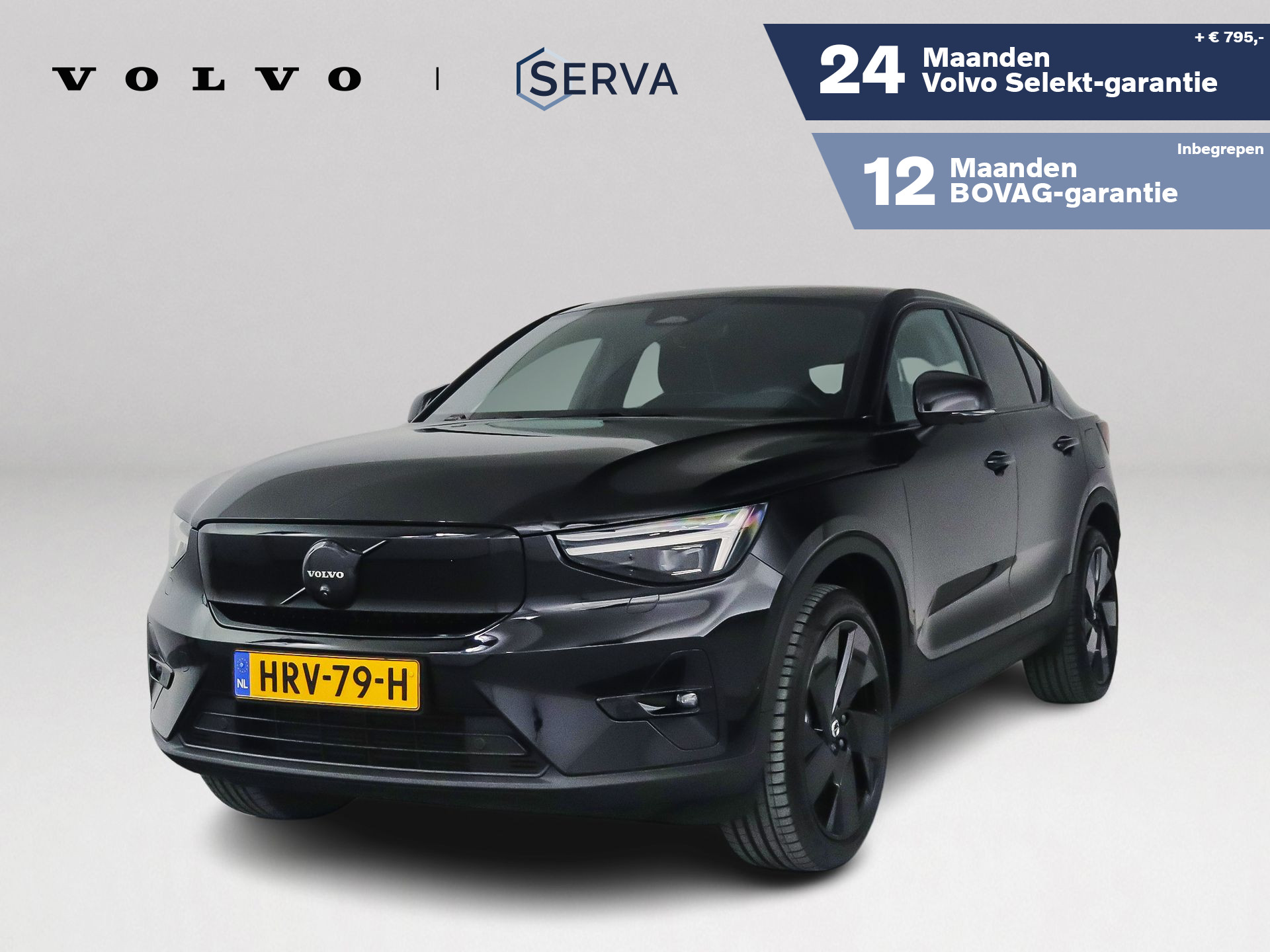 Volvo Ec40 Single Motor Extended Range Ultra Black Ed. 82 kWh | Panoramadak | 360° camera | Harman Kardon | Stoel- en Stuurverwarming | Trekhaak 2025 - voorkant