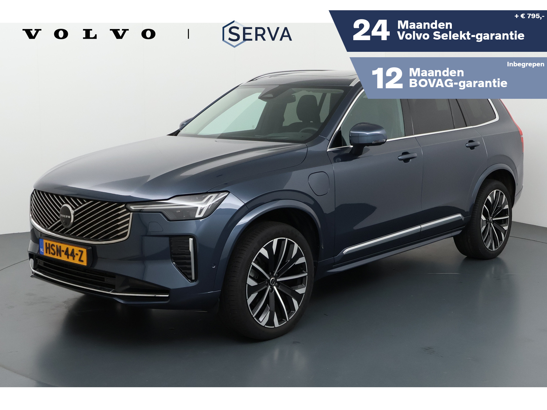 Volvo Xc90 T8 Plug-in hybrid AWD Ultra Bright | Panoramadak | 360° camera | Luchtvering | Harman Kardon | Head-up display | Stoel- en stuurverwarming 2025 - voorkant