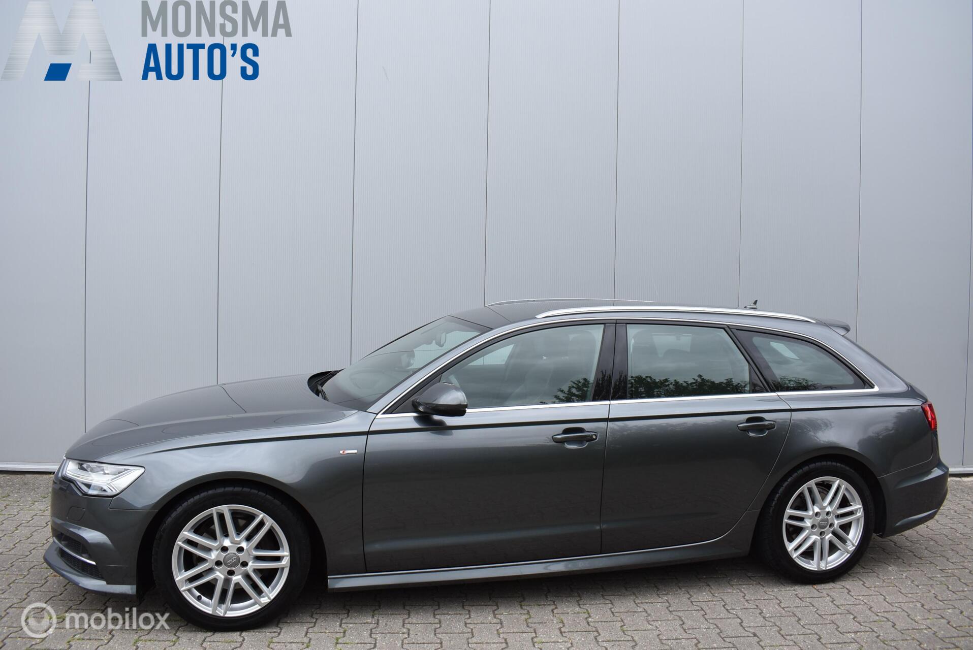 Audi A6 Avant 1.8 TFSI ultra S-Line Daytonagrijs Stoelverwarming LED Clima Cruise Navi PDC Keurige auto! 2018 - voorkant