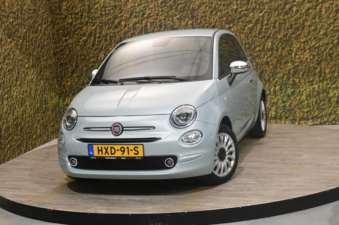 Fiat 500 1.0 Hybrid | Carplay | PDC | Verde Rugiada 2023 - voorkant