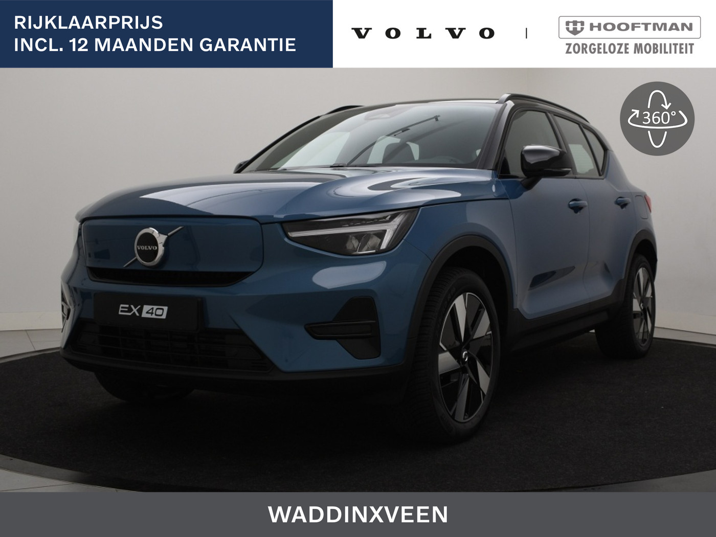 Volvo Ex40 EXTENDED RANGE PLUS 20INCH GETINT GLAS GOOGLE MAPS 2025 - voorkant