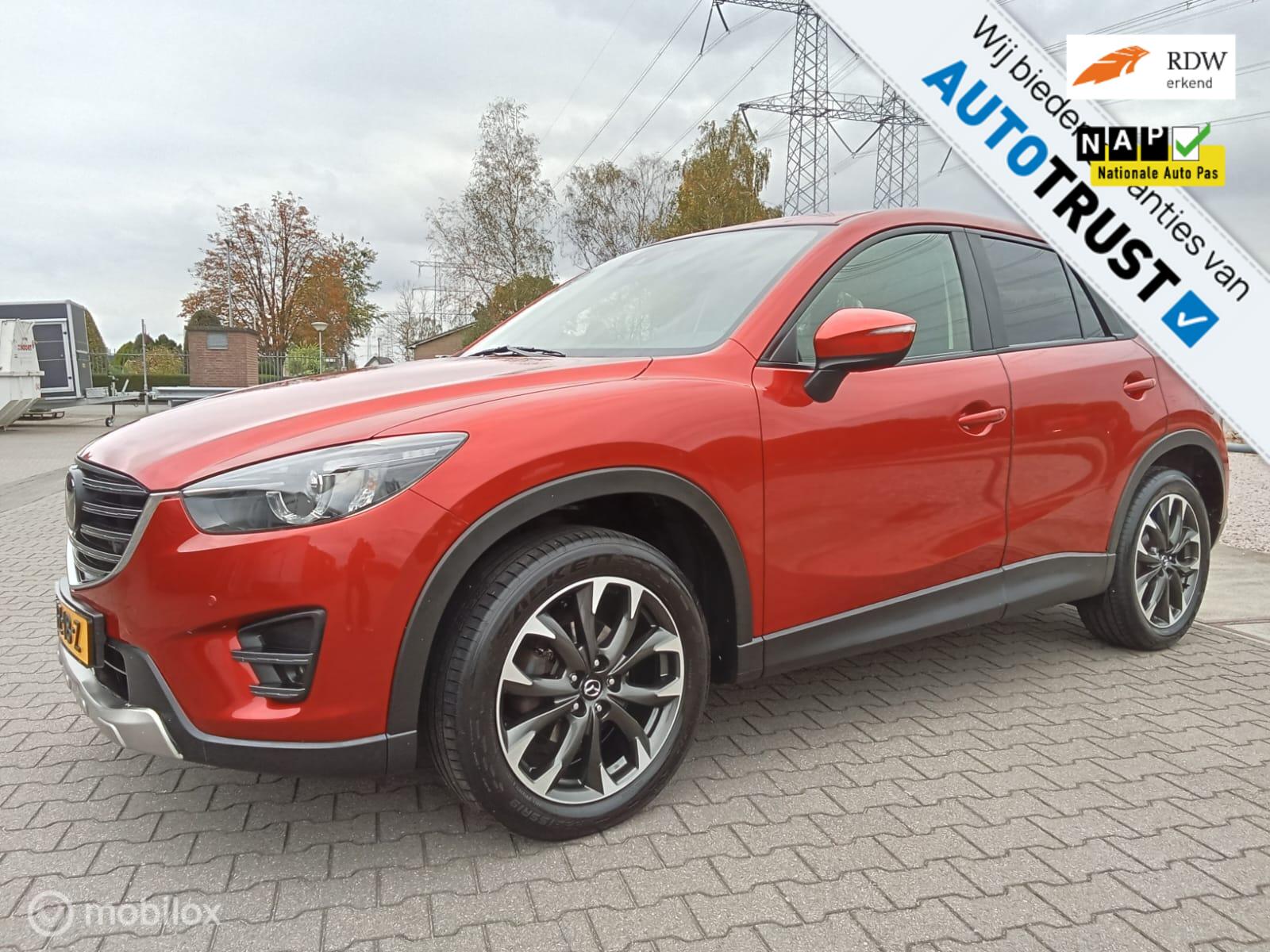 Mazda Cx-5 2.5 SkyActiv-G 192 GT-M 4WD/automaat/Leder/Trekhaak 2016 - voorkant