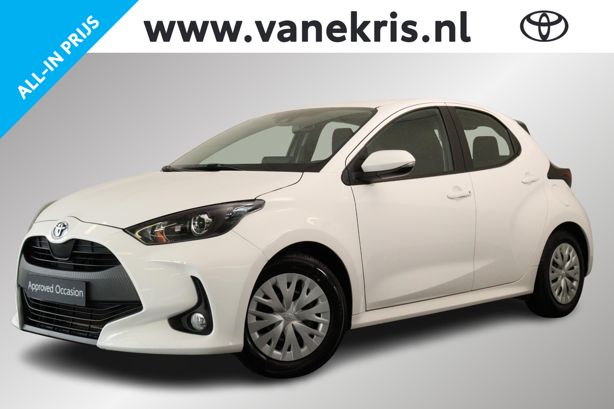 Toyota Yaris 1.5 Hybrid Active, 2022 - voorkant