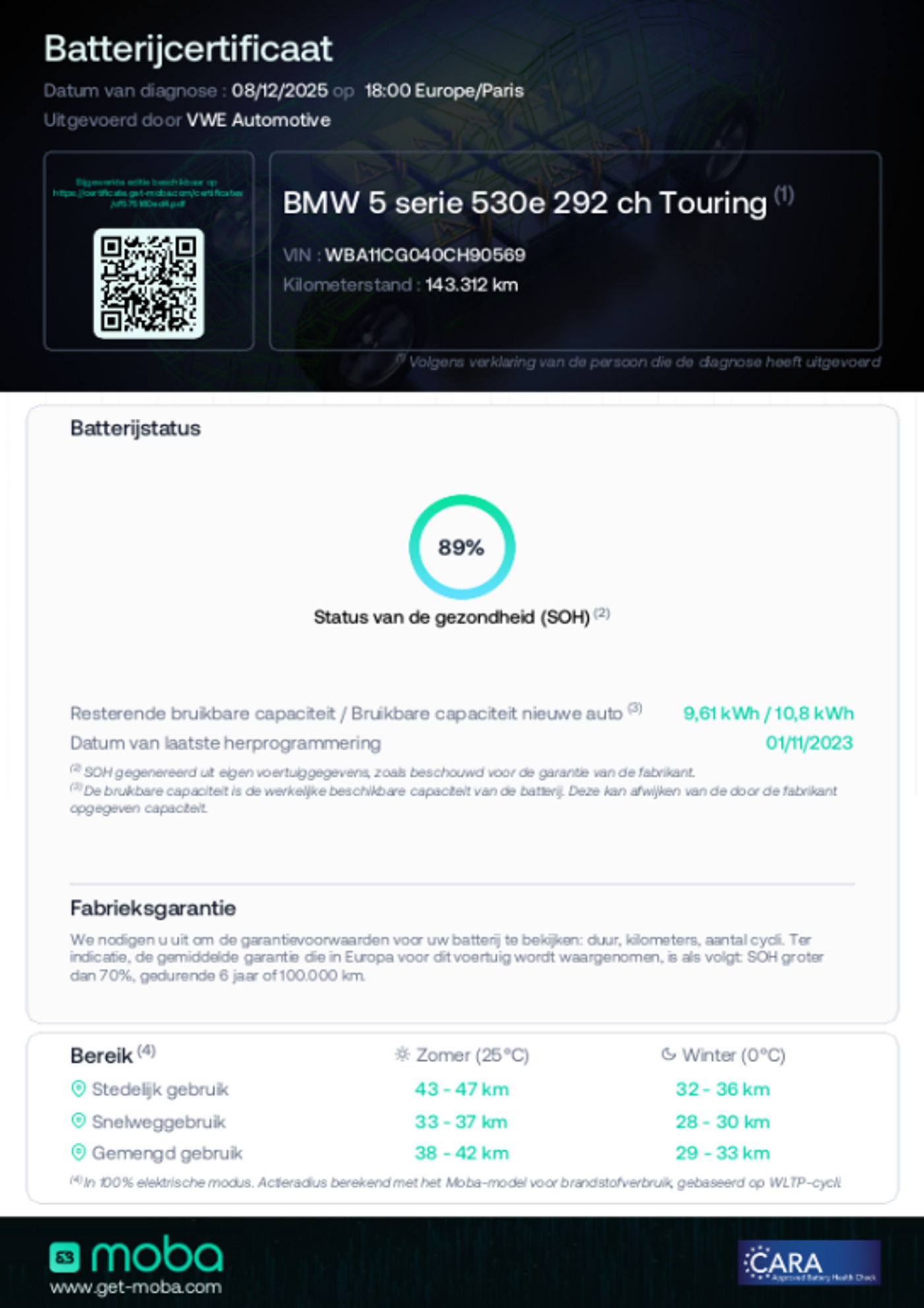 Foto van BMW 530e