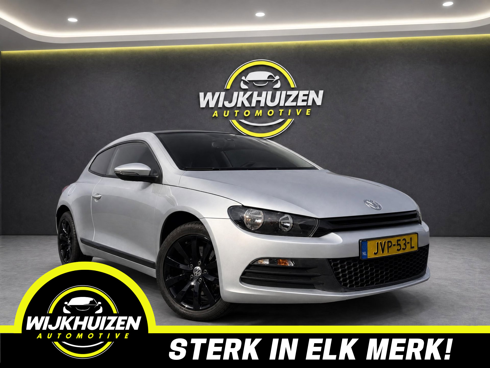 Volkswagen Scirocco 1.4 TSI Highline Automaat met Climate !!! 17 Inch !!! Navigatie !!! Uniek !!! 2009 - voorkant
