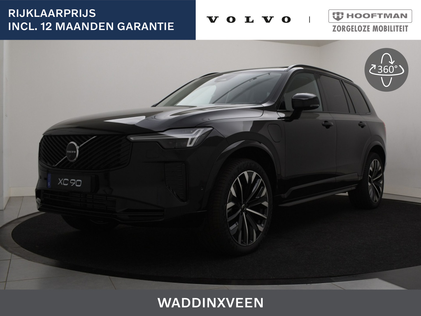 Volvo Xc90 T8 PLUG-IN HYBRID ULTRA DARK LUCHTVERING TREKHAAK SCHUIFDAK HARM 2026 - voorkant