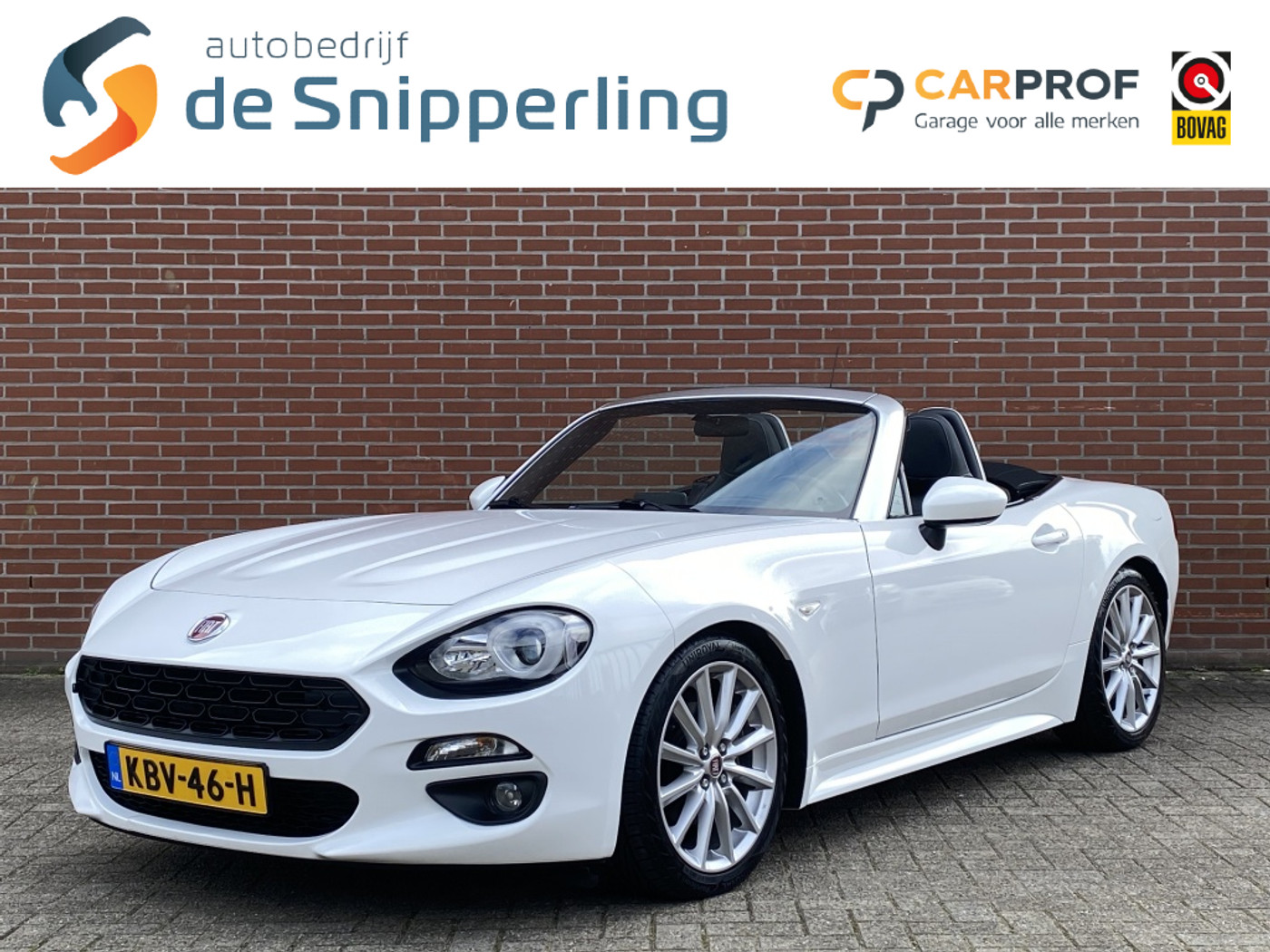Fiat Fiat 124 Spider 1.4 M-Air T Lusso NAV CAMERA CRUISE LEER STOELVW DAB LMV 2017 - voorkant