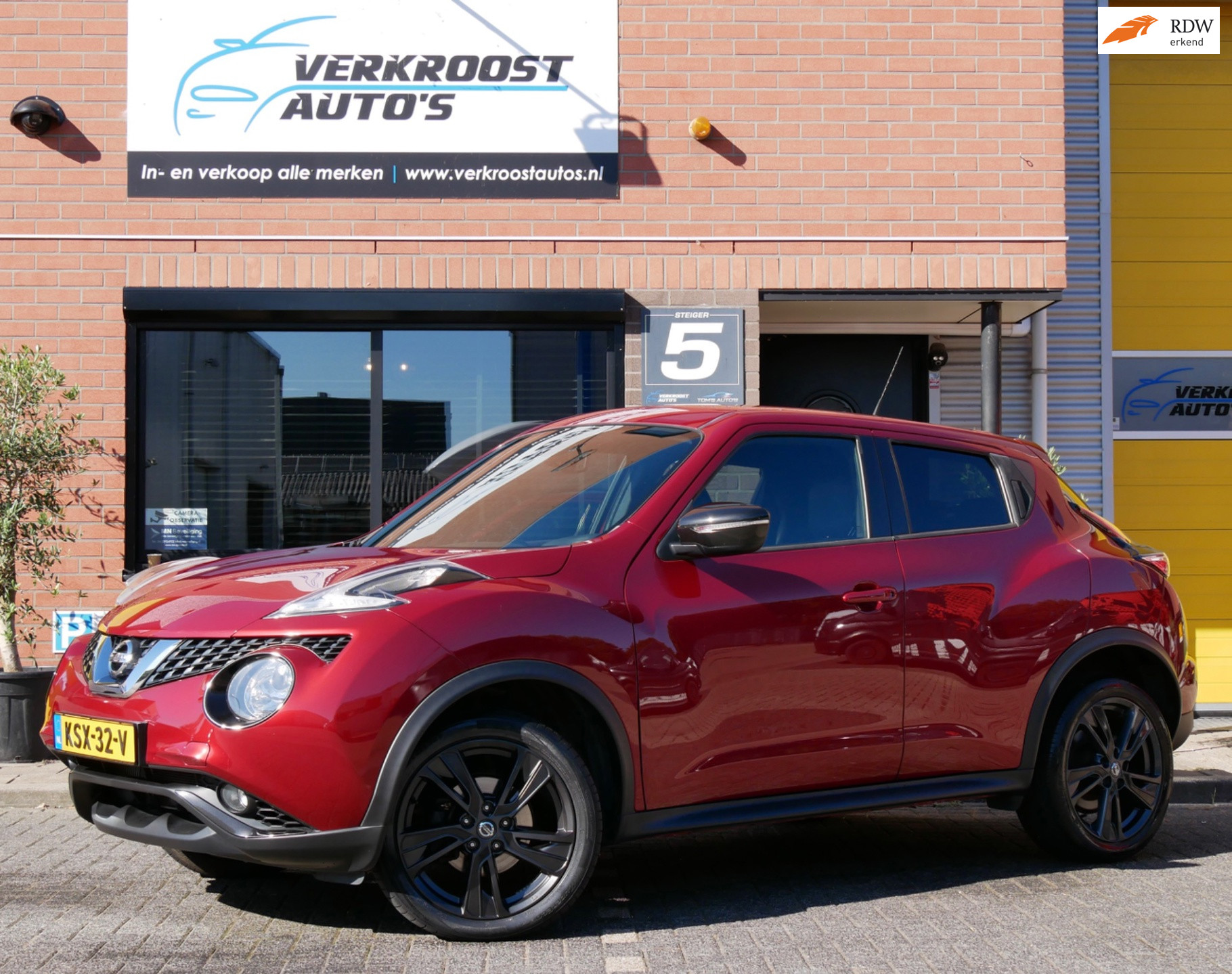 Nissan Juke 1.2 DIG-T S/S N-Connecta. camera. leder/alcantara. navi 2018 - voorkant