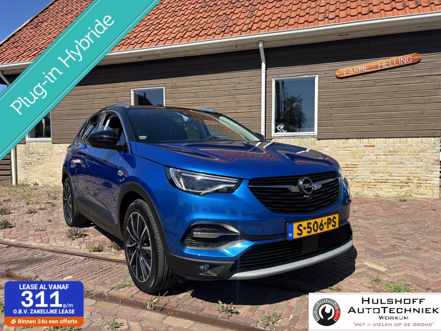 Opel Grandland 1.6 Turbo Hybrid4 Business Executive 2020 - voorkant