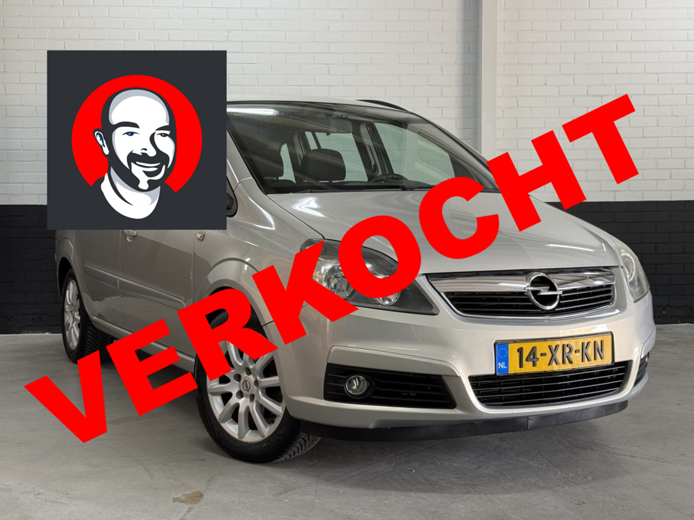 Opel Zafira 1.6 Temptation 7 Pers.  Airco, Trekhaak, Cruise... 2007 - voorkant