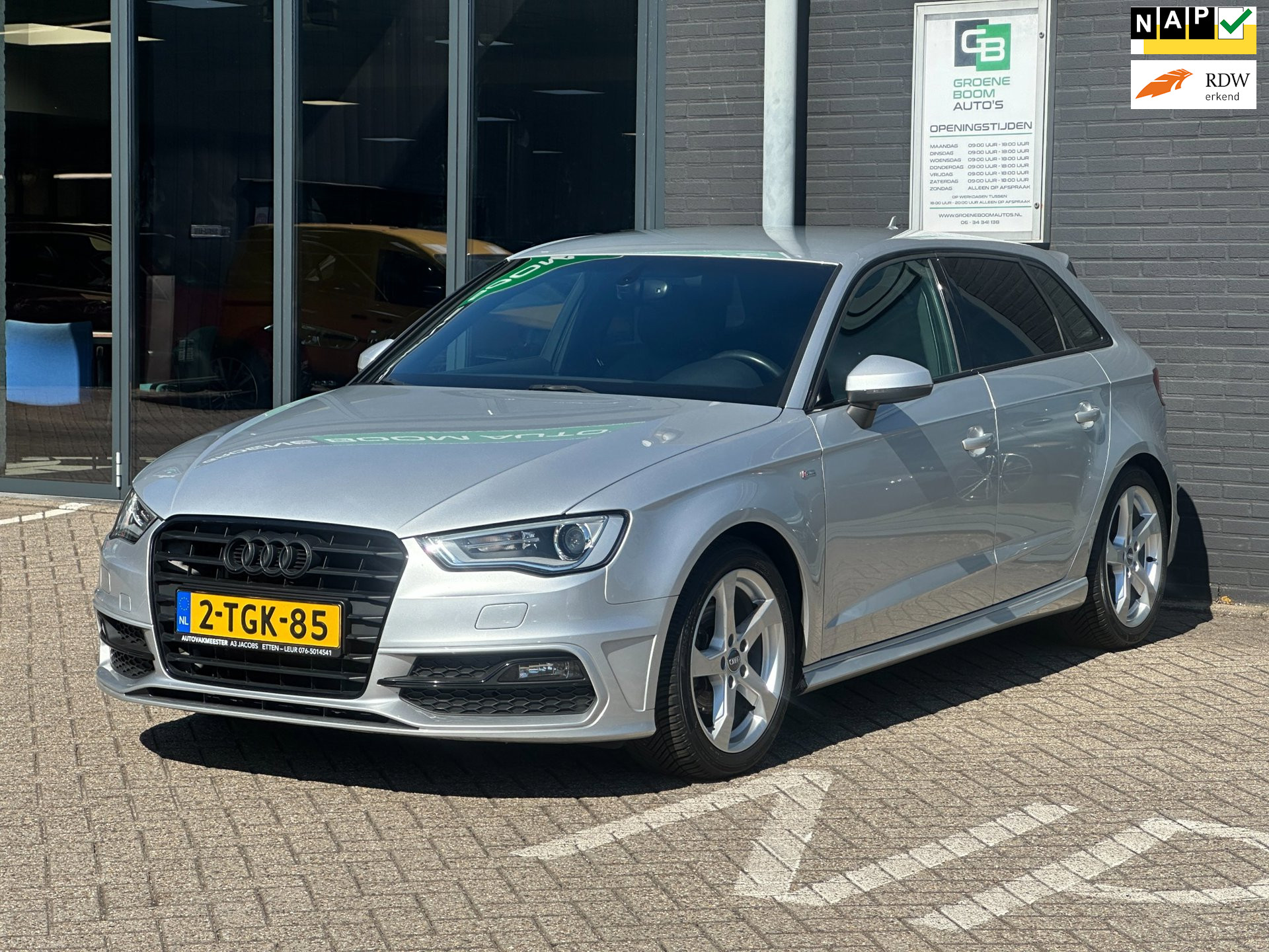Audi A3 Sportback 1.4 TFSI Ambition Pro Line S-LINE/NAVI/LEDER/NL-AUTO NAP!! 2014 - voorkant