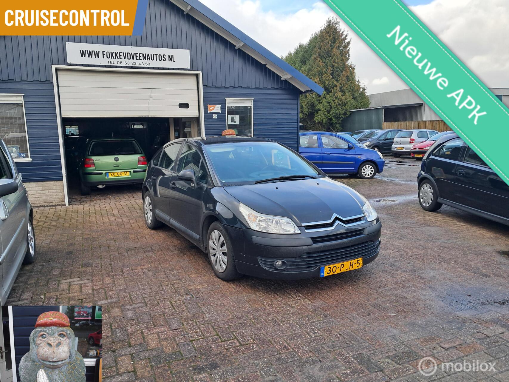 Citroen C4 1.4-16V Caractère Garantie, alle inruil mogelijk 2006 - voorkant