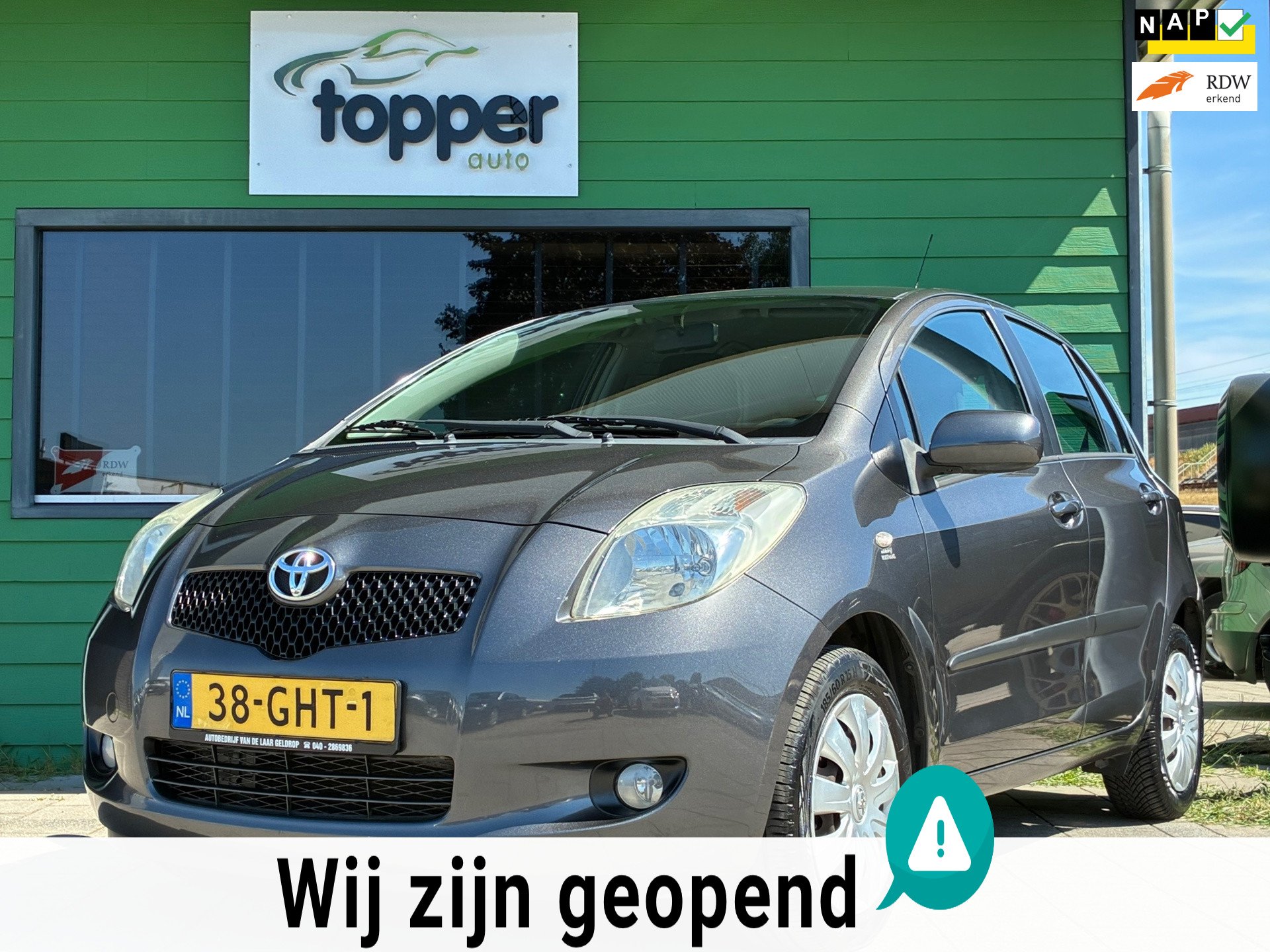 Toyota Toyota Yaris 1.3 VVTi Sol|1e Eigenaar|Airco|Elektr.ramen|Nieuwe APK|NAP| 2008 - voorkant