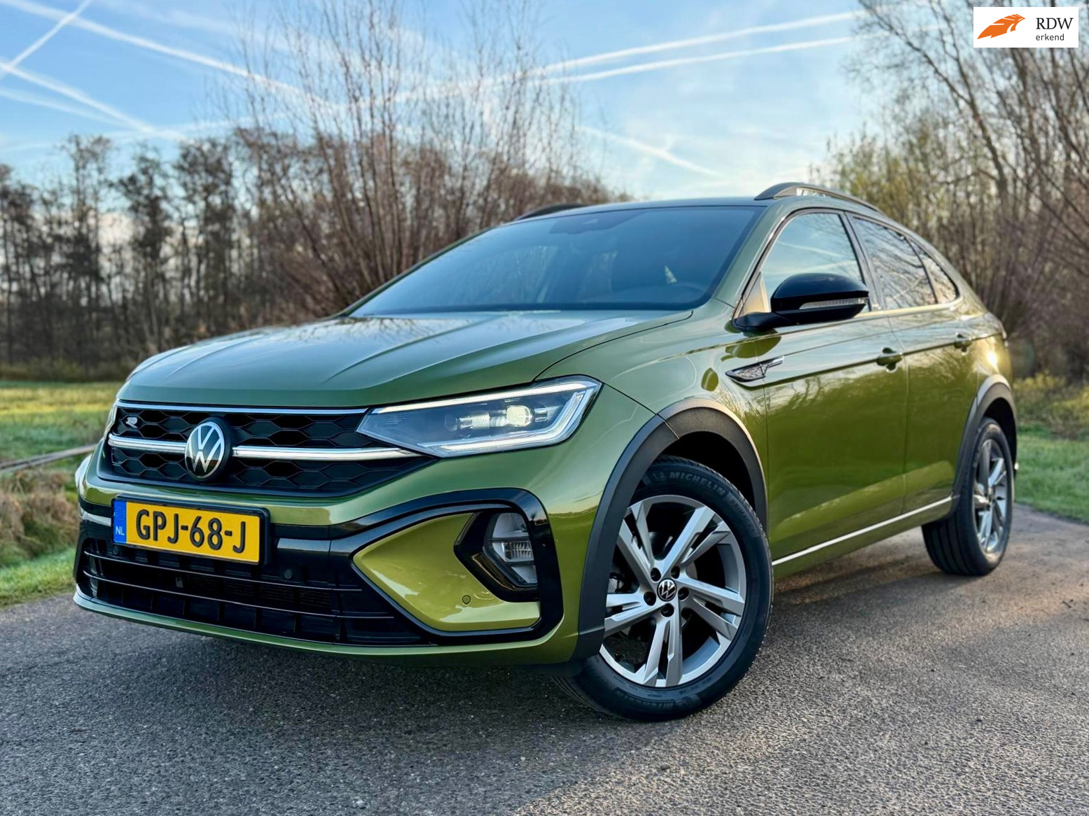 Volkswagen Taigo 1.0 TSI R-Line Business IQ LED Automaat Clima Camera Virtueel Display Cruise Control 2023 - voorkant