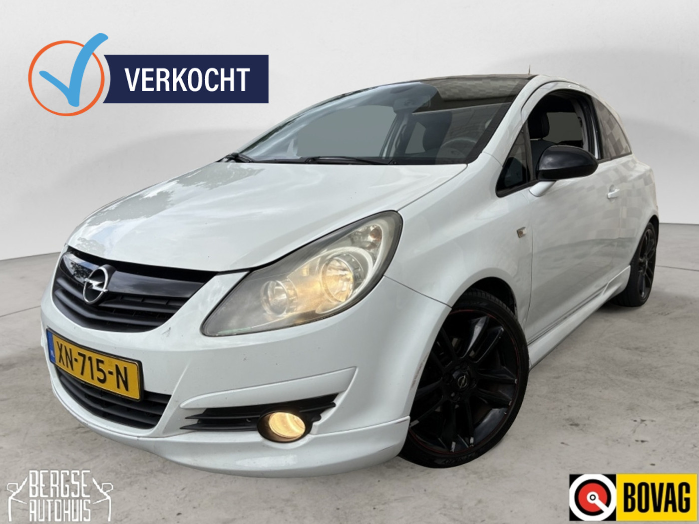 Opel Corsa 1.2 16V Essentia Airco Cruise Inruilknaller 2008 - voorkant