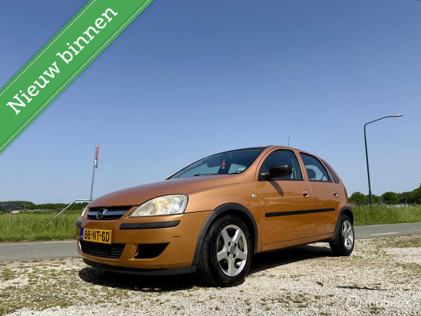 Opel Corsa-c 1.2-16V Enjoy, BJ 2004, Airco, APK Sept 2026 2004 - voorkant