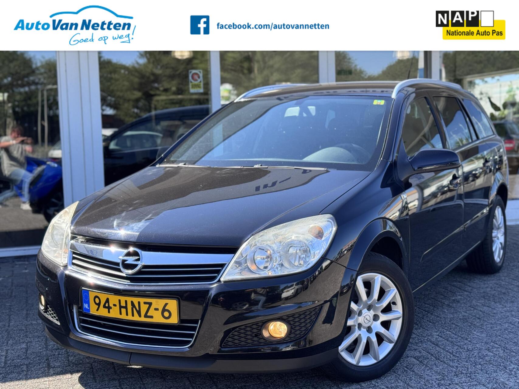 Opel Astra Station Wagon 1.8 16v 140pk,Temptation,Gr.Navi,Airco,Lmv,Trekhaak 2009 - voorkant
