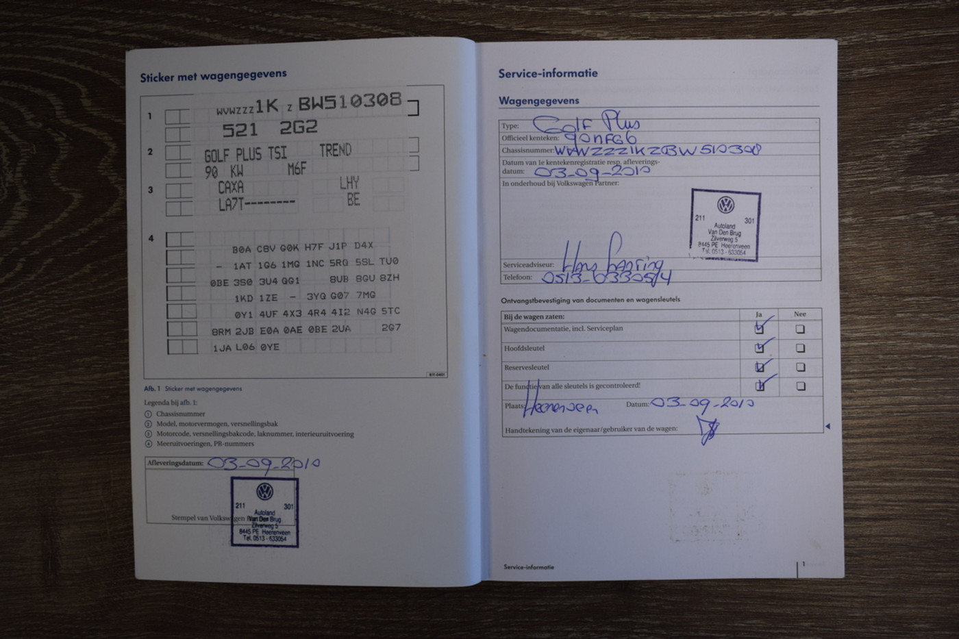 Foto van Volkswagen Golf Plus
