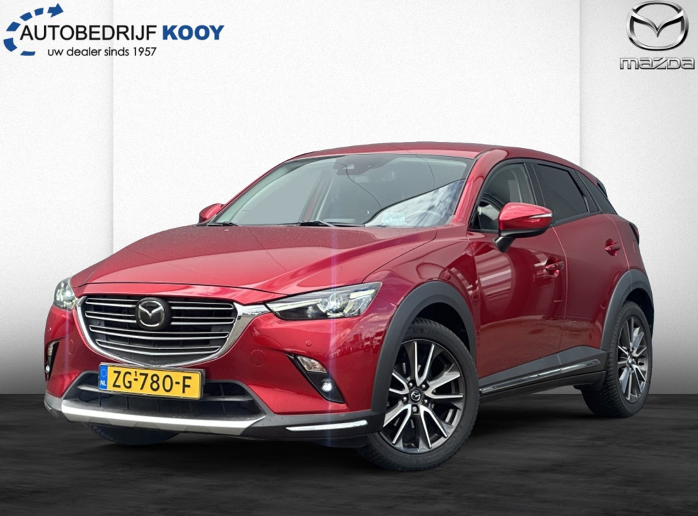 Mazda Mazda Cx-3 2.0 121pk GT-M Automaat / Leer Pakket / Dealeronderhouden 2019 - voorkant
