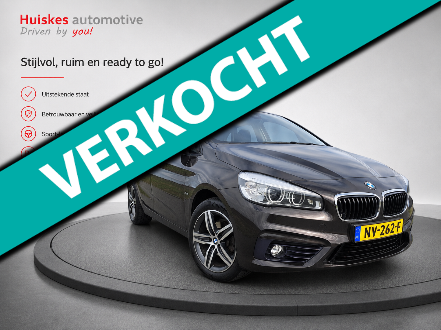 BMW 216i Active Tourer 216i Executive Sport-line/Navi/LED 2017 - voorkant