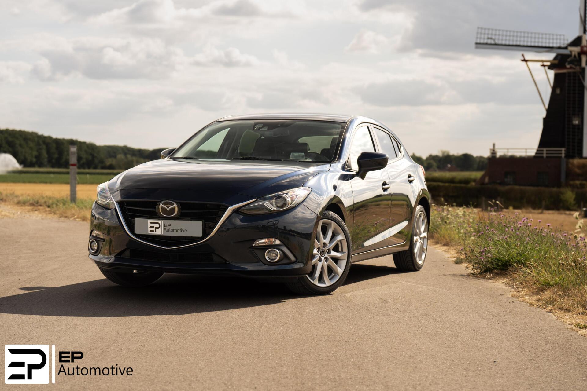 Mazda Mazda3 2.0 HPGT-M|ACC|HUD|Bose|360ºPSensoren|CarPlay|Keyles 2015 - voorkant