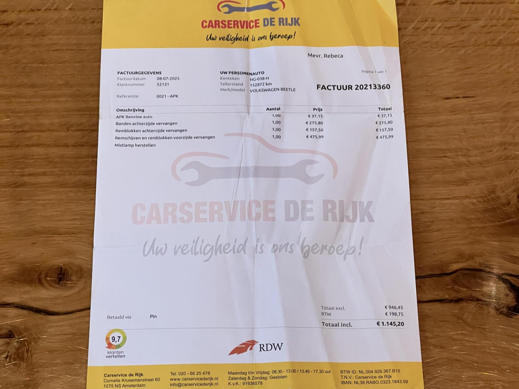 Foto van Volkswagen Beetle