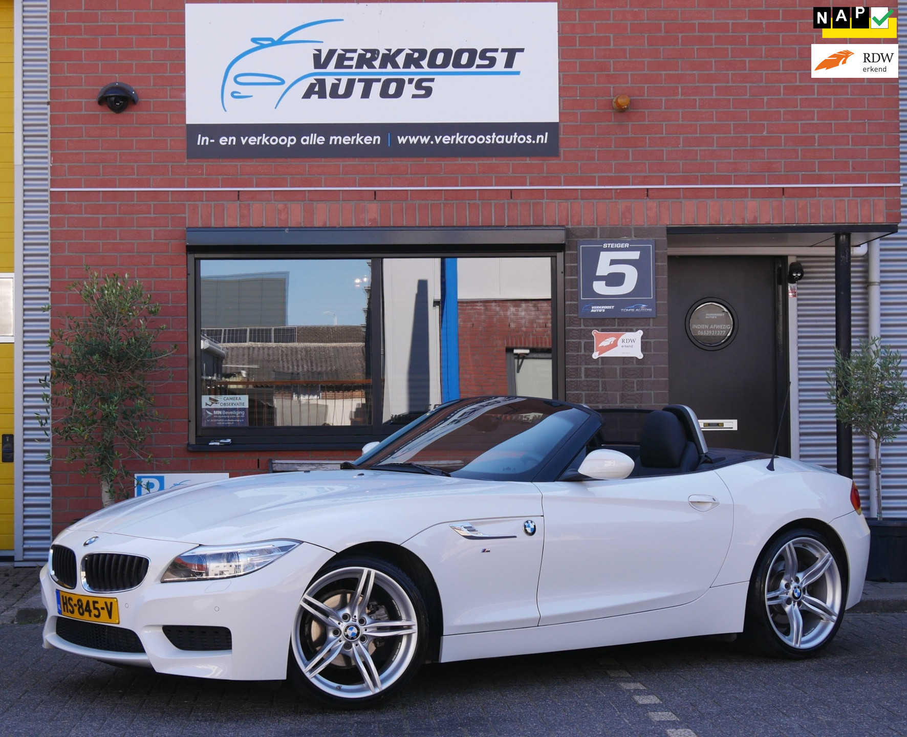 BMW Z4 Sdrive18i SDrive18i. m-sport. leder. stoelverwarming. navi 2016 - voorkant