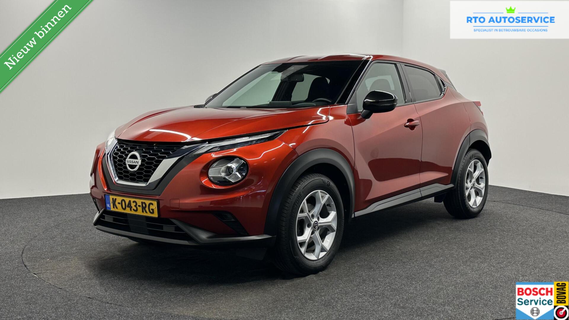 Nissan Nissan Juke 1.0 DIG-T N-Connecta CAMERA CARPLAY NAVI CRUISE LM ECC. 2021 - voorkant